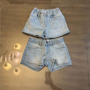 Stylish Light Blue Denim Shorts Set